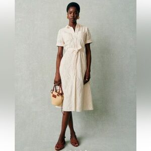 Sézane Adele Dress• Size 38• Ecru